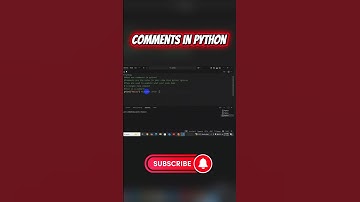 Comments in python#cod #coding #python #programming #numpy #python tricks