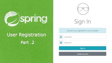 Spring Boot : User registration form + validation (backend validation)  part 2