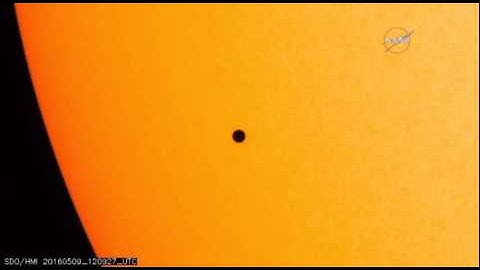 Mercury Transit 2016 -  Spacecraft View In Different Wavelength | Video