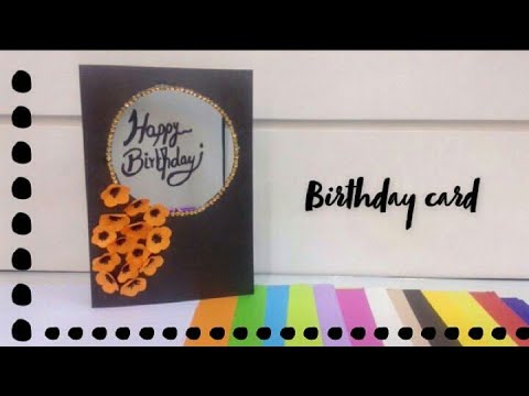 birthday card with a4 size paper youtube