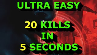 Ultra Easy Nightwave - Get 20 Kills in 5 Seconds #Warframe