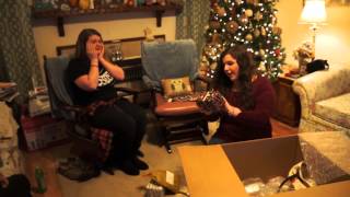 huntlea opening gifts from taylor swift part 1