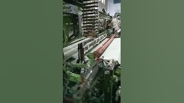 Power loom weaving process #textile #industry