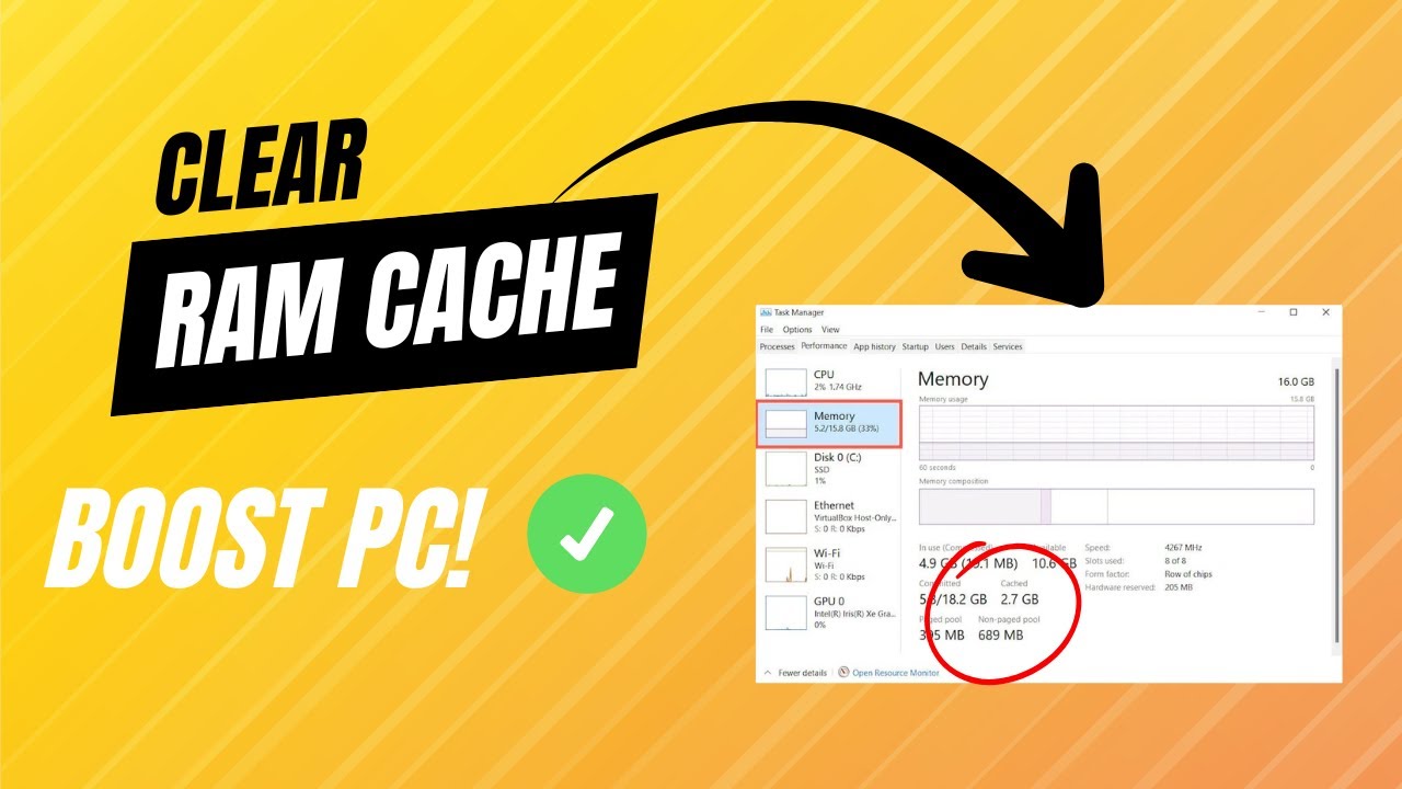 How To Clear RAM Cache in Windows 11 (QUICK & EASY) 2026 - YouTube