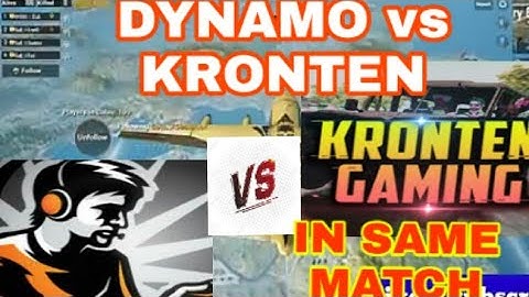 DYNAMO GAMING VS KRONTEN GAMING IN SAME MATCH.. MOST INTENSE GAMEPLAY