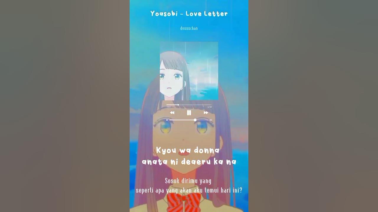 Yoasobi - Love Letter Lyric - YouTube