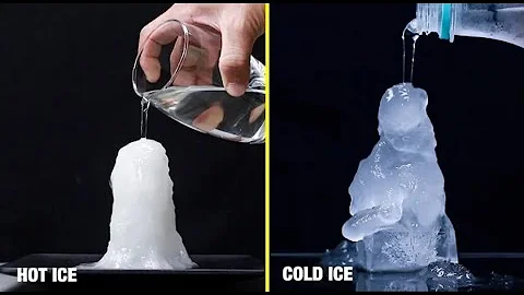 HOT ICE COLD ICE EXPERIMENT /AMAZING SCIENCE EXPERIMENTS