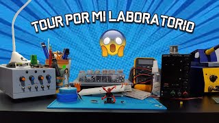 Tour por mi LABORATORIO de electrónica 🤖😍😍|| Marco Parker