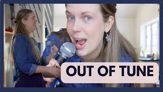 OUT OF TUNE | Doing my vocal warm up routine  - Vlog 7