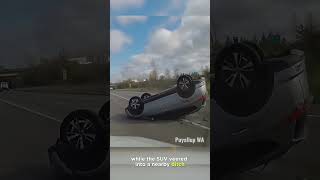Chaotic Collision SUV vs Car on Puyallup Route