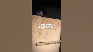 Draw in ink to improve fast! 1000 drawings, 1 day left #drawing #art #sketchbook