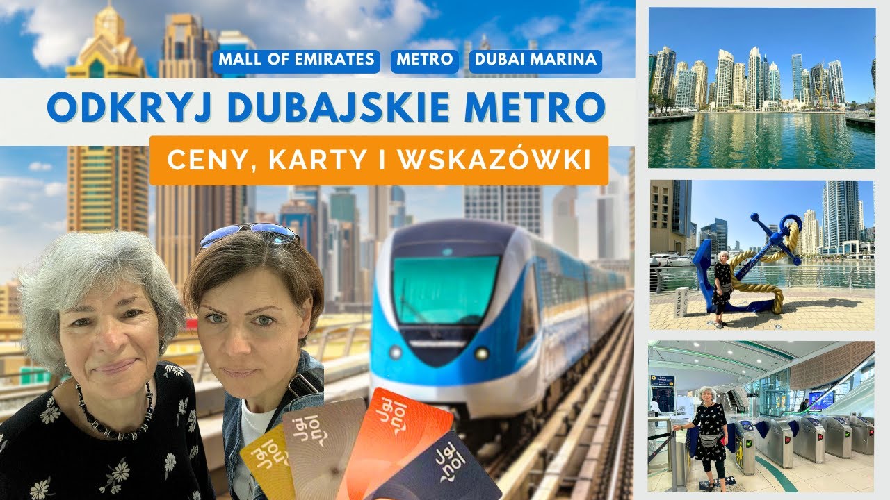 Zaczynamy Przygodę w Dubaju: Metro, Dubai Marina, Kanał i Piękne Widoki! 🚀🌇 🚇