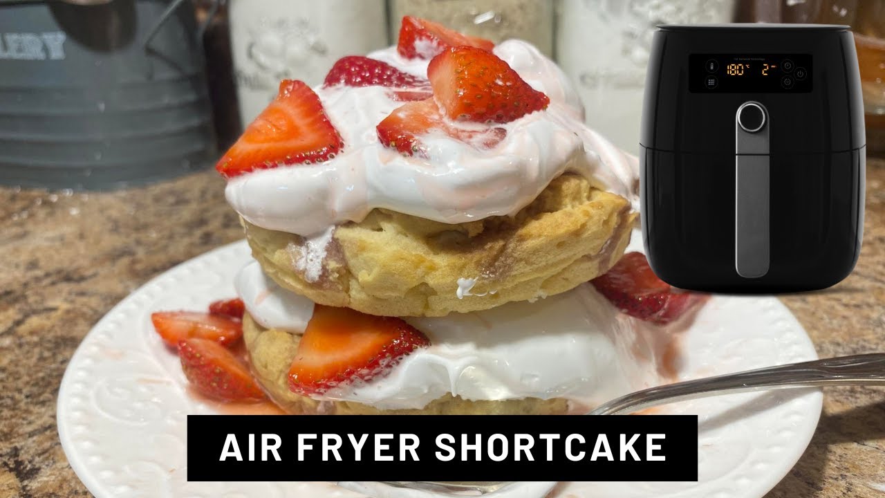 Strawberry CAKE in AIR FRYER, 2 recipes in Airfryer
