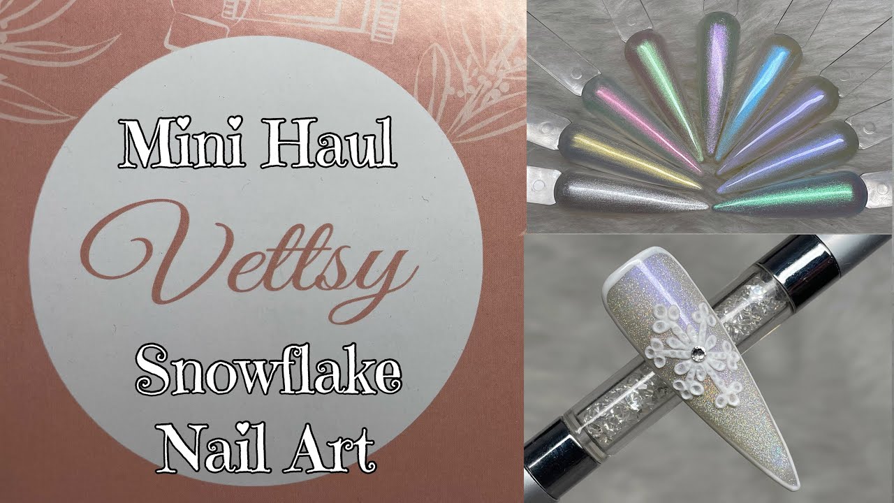 Vettsy Mini Nail Haul | Snowflake Design