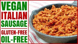 Easy Vegan Sausage Recipe \/ Gluten Free and Oil Free