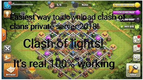 How to download clash of clans private server 2018 ! It