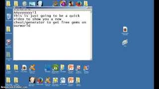 Free Ourworld Gems online *2014