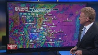 High wind warning in effect