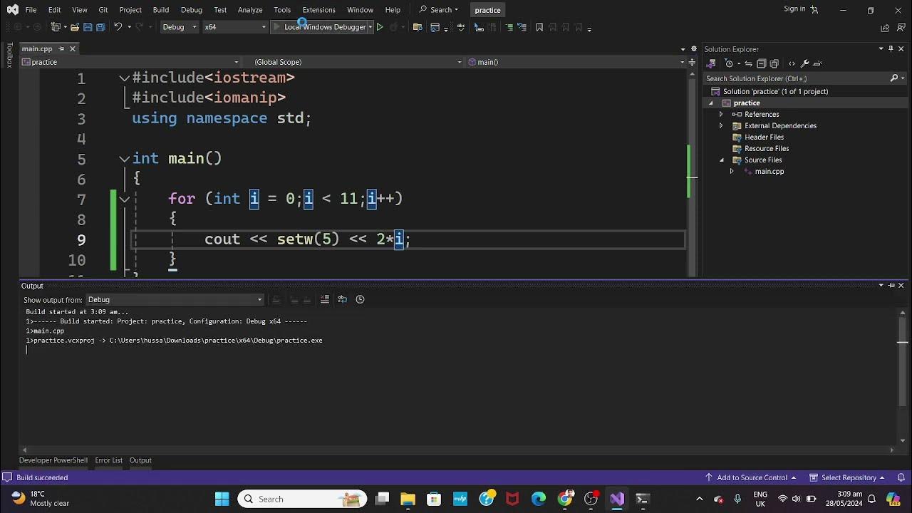 How to write a for loop in c++ - YouTube