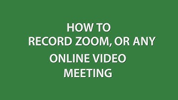 Learn how to record zoom, or any online video meeting with Panopto Express