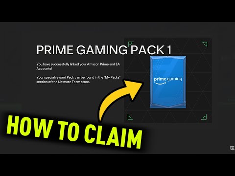 HOW TO CLAIM PRIME GAMING PACK ON EAFC 24 (LINK EA ACCOUNT TO  PRIME)  