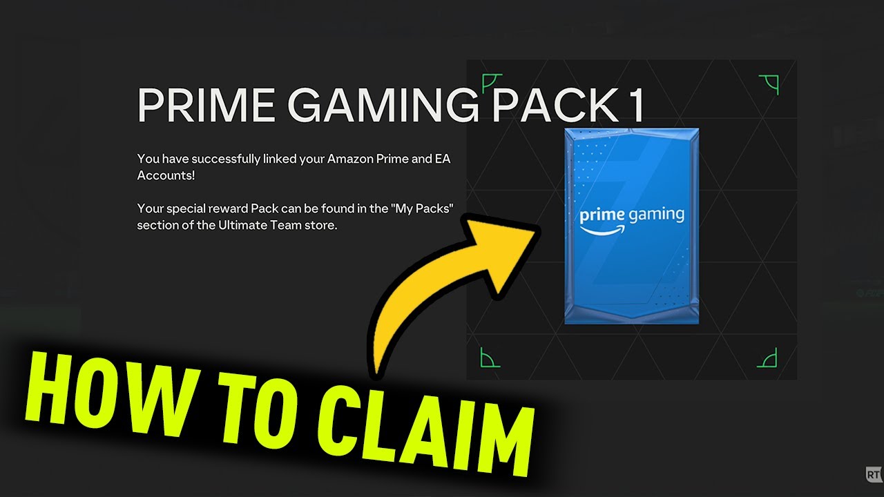 How To Claim Prime Gaming Packs on FC 24! Prime Gaming Pack 1 Opened