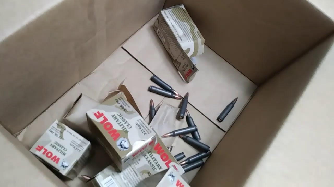 Lucky Gunner ammo unboxing 500 rds of .223 rem ( online purchase