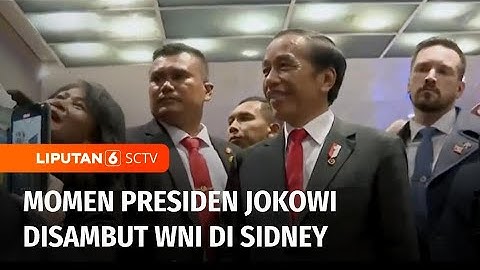 Hadiri Annual Leaders Meeting 2023 di Sidney, Presiden Jokowi Disambut WNI | Liputan 6