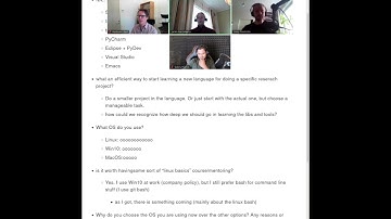 4.4 Panel discussion - Python for Scientific Computing 2021