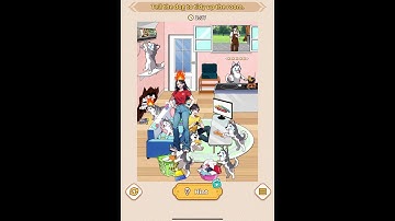 [BRAIN PUZZLE GAME] Tricky Quest Level 145- Tell the dog to tidy up the room.