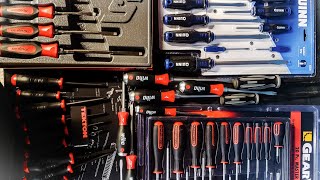 Harbor Freight Quinn Screwdriver Review vs Snap On, Gearwrench, Tekton, Craftsman, and Wiha