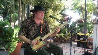 Video thumbnail of "Intense Blues Played On A Cigar Box Guitar From New Album Mississippi Diaries"