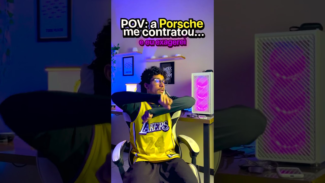 POV: a Porsche me contratou… e eu exagerei 😳🔥
