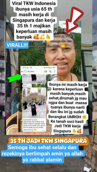35 tahun tkw singapura #abahdirga #viralvideo #trending #viralshort #fyp