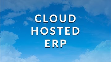 Cloud Hosted ERP