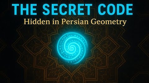 “The Secret Code Hidden in Persian Geometry 🔺✨”