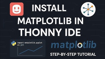 Install Matplotlib in Thonny IDE | #python #matplotlib #programming #installation #education #howto
