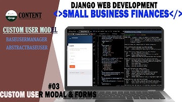 #03 Django Custom user model and User Creation Form