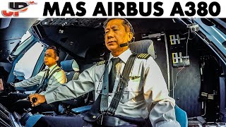 Piloting the A380 into Kuala Lumpur | 8 cameras in cockpit