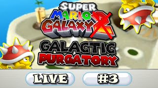 Mario Galaxy Kaizo Isn't Hard... - Galactic Purgatory (DEMO) - LIVE! #3