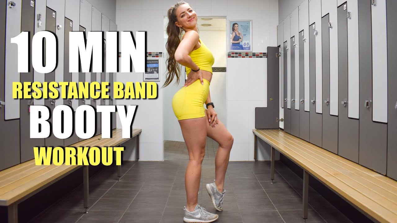 10 MIN RESISTANCE BAND BOOTY WORKOUT | BUFFBUNNY COLLECTION | AT HOME - BEGINNER FRIENDLY
