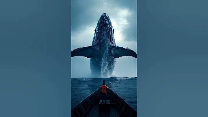Nature’s Power! Giant Whale Dives & Creates Massive Splash! 😍🌊 #ai #whale #trending #viralvideo thumbnail