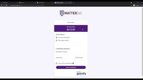 Automatically create invoice payment links with Matter365 and Gravity Legal