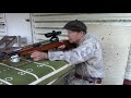 Hunting and shooting with the scope mounted sks