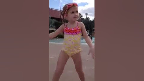 Fun at the poly pool