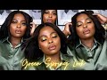 *detailed* Glowy Skin Work - Spring/Summer Sultry Green Makeup Look 2021