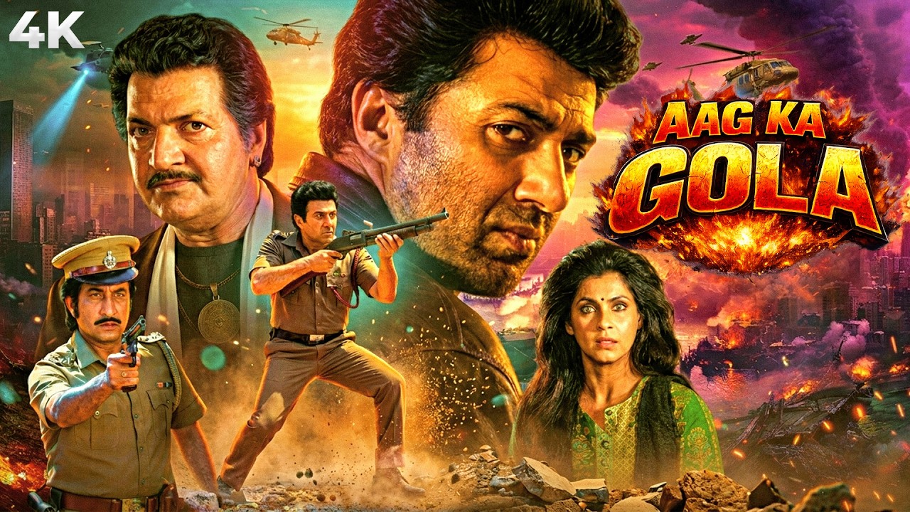 Aag Ka Gola Full Hindi Movie (4K) Sunny Deol & Dimple Kapadia | Prem Chopra | 90s Action Movies