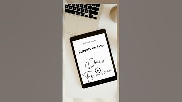 Literals in java Language #shorts