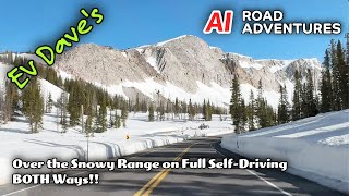 Up Up and Over the Snowy Range Both Ways on Full Self-Driving