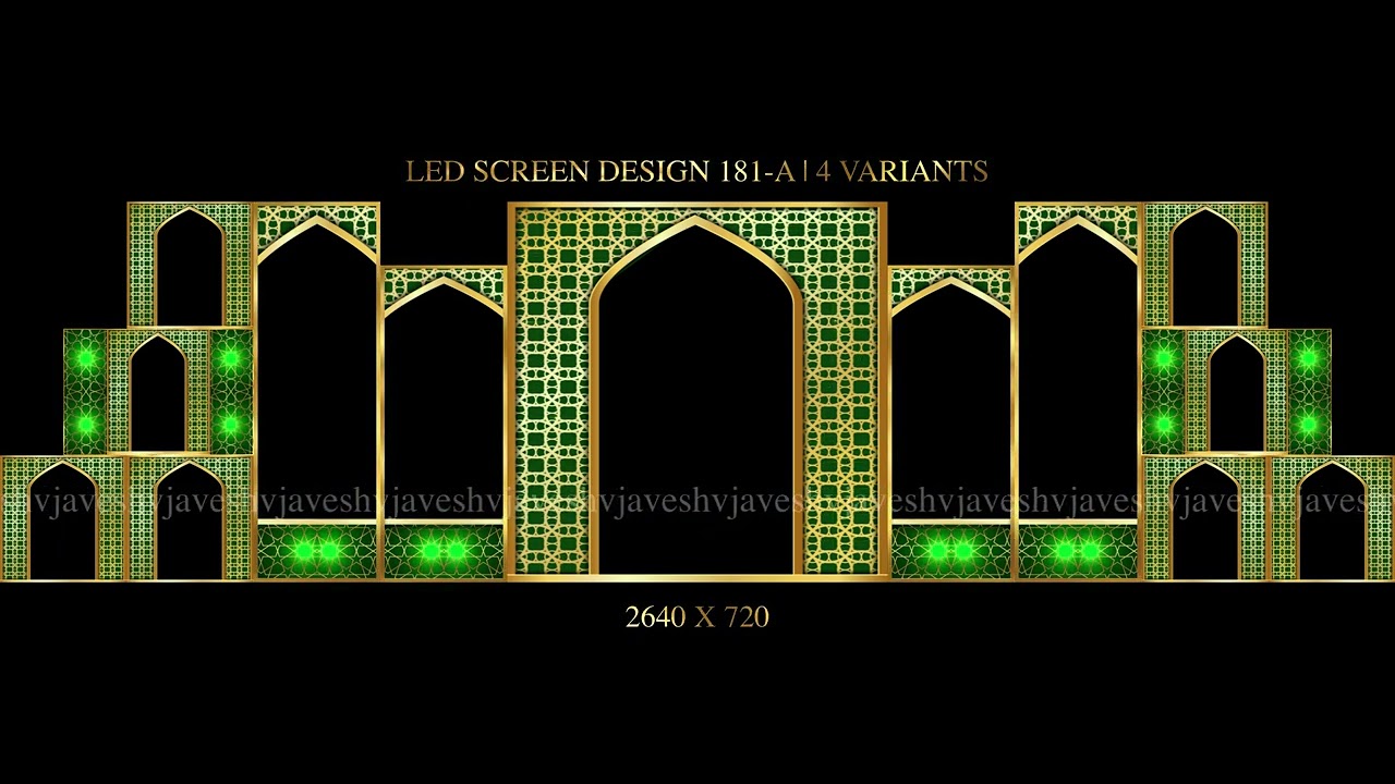 Led Screen Craft 420. Led Screen Design 181 A | 4 Variants - YouTube